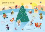 Sparkly Winter Sticker Book spread