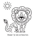 Le zoo page intérieure