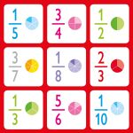 Fractions Matching Games and Book spread