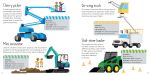 Usborne Book and Jigsaw Diggers and Cranes spread