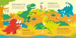 Dinosaur Dominoes Game spread