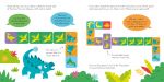 Dinosaur Dominoes Game spread