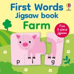 First Words Jigsaw Book: Farm book cover