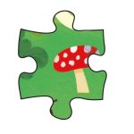 Usborne Book and Jigsaw Forest Maze spread