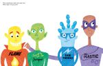 Fingerprint Activities Superheroes spread