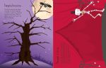 Griezelig stickerboek spread