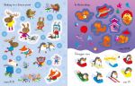 Winter Wonderland Sticker Book spread