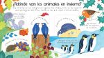 ¿Adónde van los animales en invierno? página interior