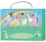Ma valisette J'habille mes amies Les fées ballerines, Les sirènes, Les fées princesses et Les licornes couverture