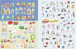 Christmas Sticker Book spread
