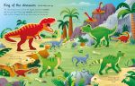 First Sticker Book T. Rex spread