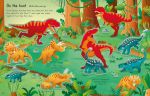 First Sticker Book T. Rex spread