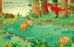 First Sticker Book T. Rex spread