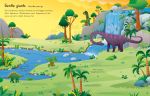 First Sticker Book T. Rex spread