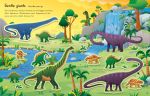 First Sticker Book T. Rex spread