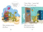 The Dinosaur Who Slammed the Door spread