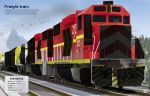 Build Your Own Trains Sticker Book spread