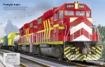 Build Your Own Trains Sticker Book spread