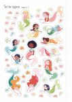 Little First Stickers Mermaids spread