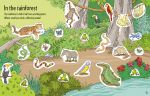 First Sticker Book Animals spread