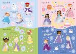 Sparkly Princesses Sticker Book spread