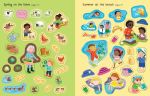 First Sticker Book Weather and Seasons spread