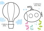 Little Coloring Things that go spread
