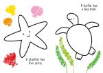 Little Coloring Under the Sea spread