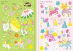 Little Sticker Dolly Dressing Unicorns spread
