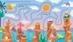 Fingertrail Dinosaur Mazes spread