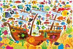 Book and Jigsaw Under the Sea spread