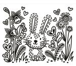 First Magic Painting I Love You Bunny spread