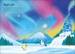Sparkly Unicorns Sticker Book spread