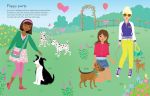 Sticker Dolly Dressing Dogs and Puppies spread