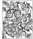 Butterflies Magic Painting Book spread