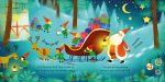 Usborne Book and 3 Jigsaws: Santa spread