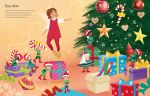 Sticker Dolly Dressing Christmas Fairies spread