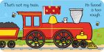 That's not my train... buggy book spread