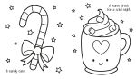 My Big Happy Christmas Colouring Book spread