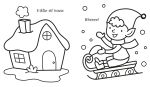 My Big Happy Christmas Colouring Book spread