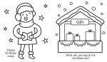My Big Happy Christmas Colouring Book spread