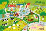 Usborne Book and Jigsaw On the Farm spread