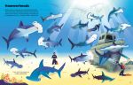 Big Sticker Book of Sharks spread