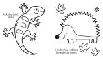 My Big Animal Coloring Book spread