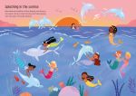 Sparkly Mermaids Sticker Book spread