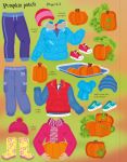 Sticker Dolly Dressing Trick or treat spread