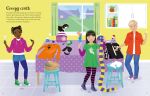 Sticker Dolly Dressing Trick or treat spread