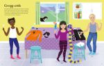 Sticker Dolly Dressing Trick or treat spread