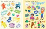 First Sticker Book The New Baby spread