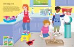 Sticker Dolly Dressing Pets spread